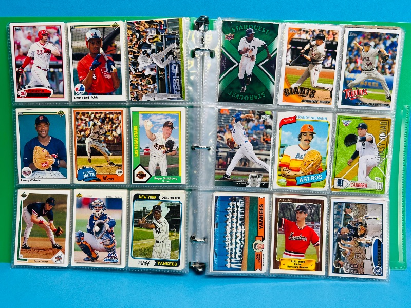 Photo 1 of 196175… final sale 270 mixed baseball cards in binder- no return or refund 