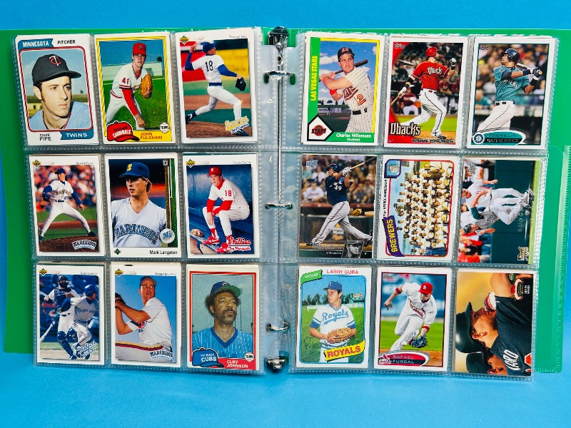Photo 1 of 196175… final sale 270 mixed baseball cards in binder- no return or refund 