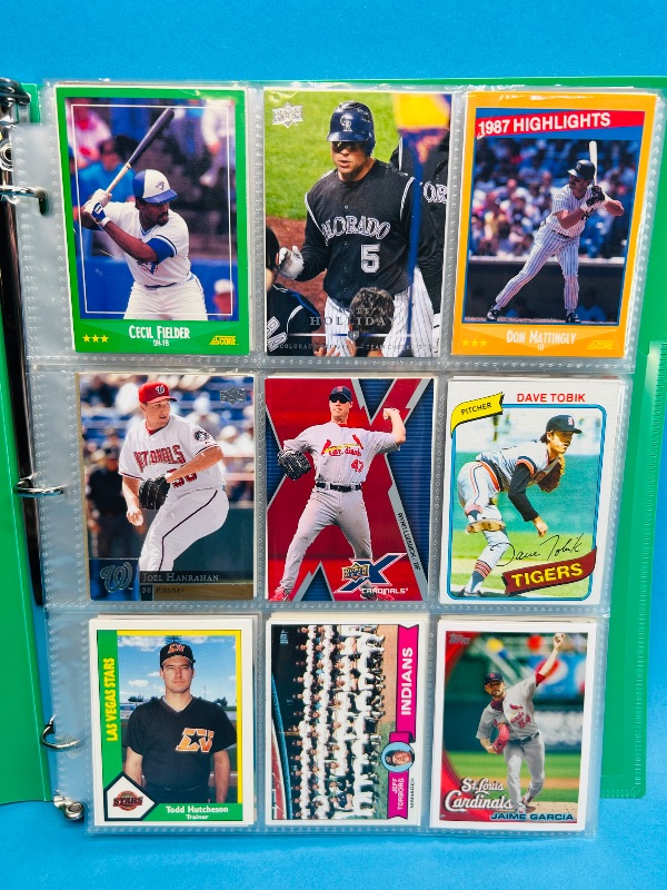Photo 1 of 196175… final sale 270 mixed baseball cards in binder- no return or refund 