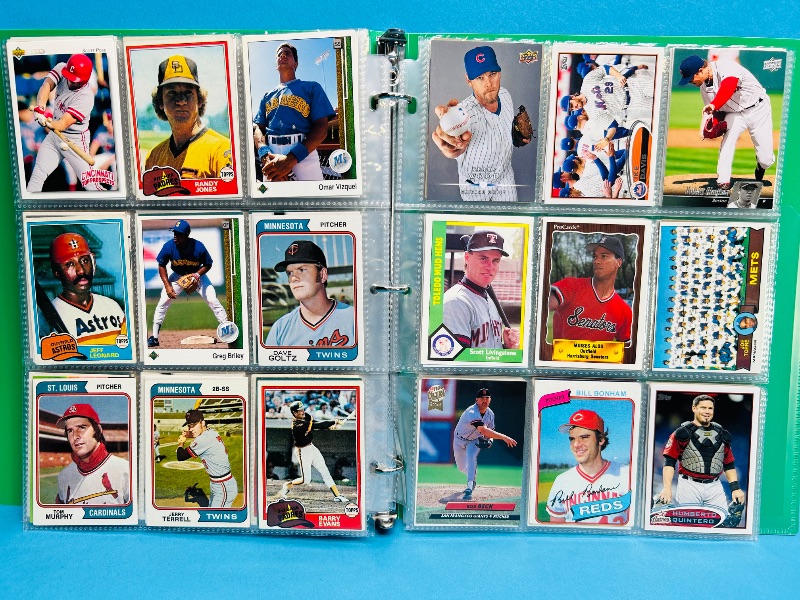 Photo 1 of 196175… final sale 270 mixed baseball cards in binder- no return or refund 