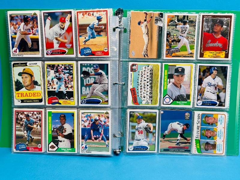 Photo 1 of 196175… final sale 270 mixed baseball cards in binder- no return or refund 
