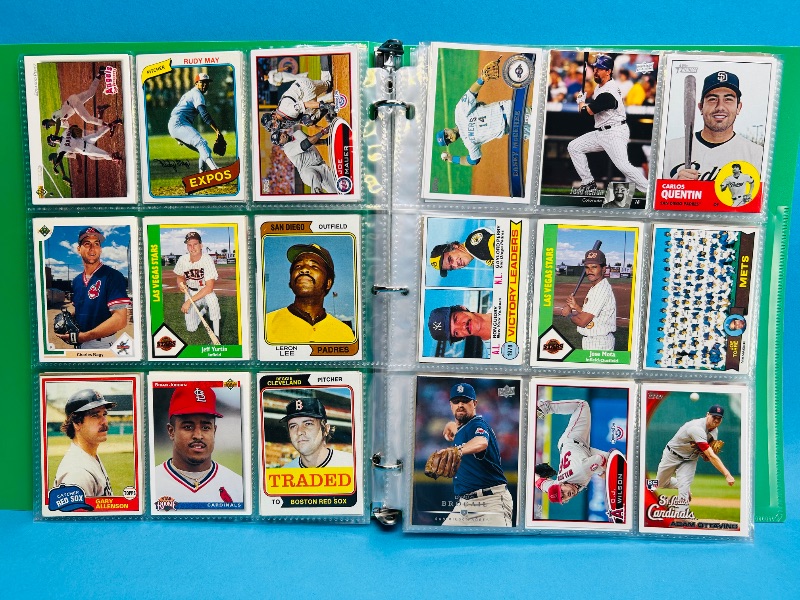 Photo 1 of 196175… final sale 270 mixed baseball cards in binder- no return or refund 