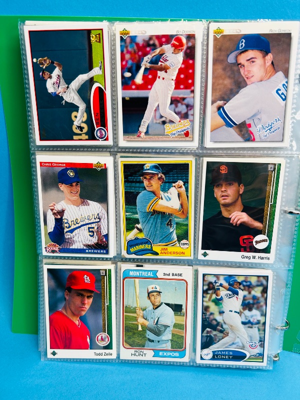 Photo 1 of 196175… final sale 270 mixed baseball cards in binder- no return or refund 