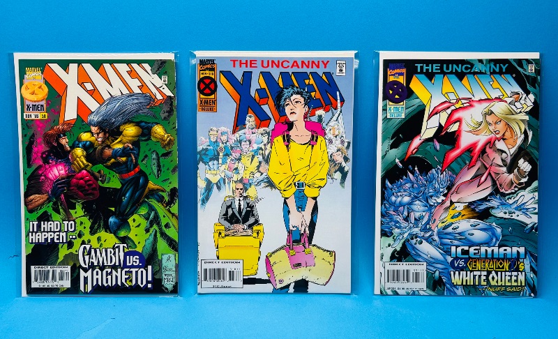Photo 1 of 196192…3 X-men comics in plastic sleeves