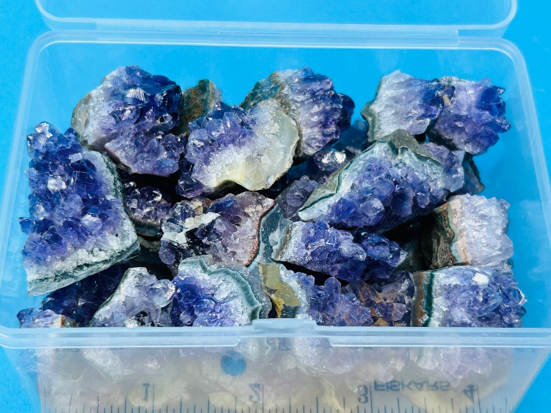 Photo 1 of 196195…container of small amethyst chunks 