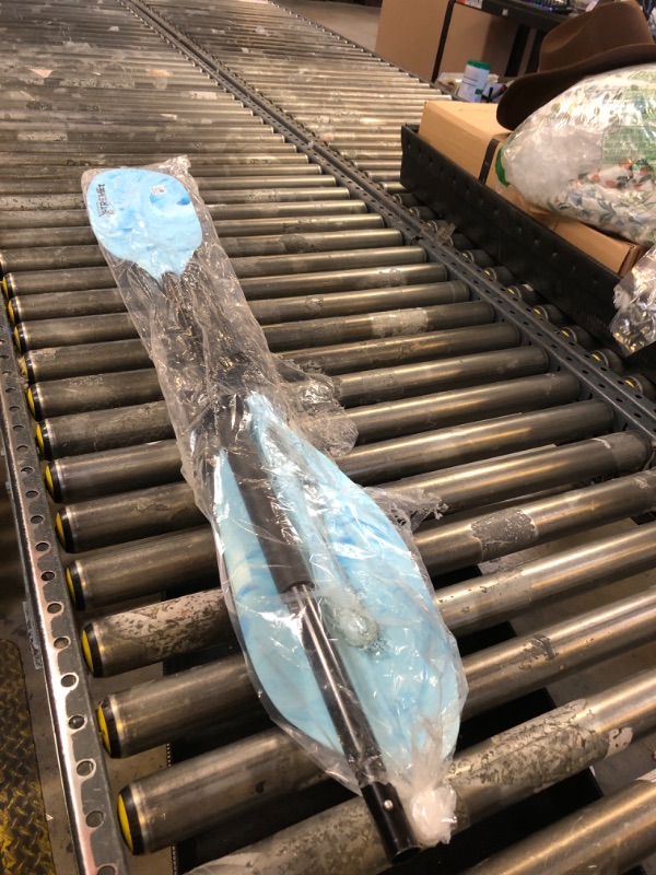 Photo 1 of SeaSense XTreme 2 Kayak Paddle, Blue-White, 96” - Fiberglass Reinforced Nylon Blades, 2-Piece Construction - Great for Sport, Sea, Whitewater, Recreational & Fishing Kayaking