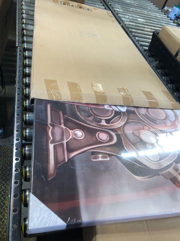Photo 1 of sechars Home Movie Theater Decor Old Fashion Film Reels Popcorn Poster Painting Vintage Family Entertainment Media Room Bar Pub Wall Decor Large 24"x48"