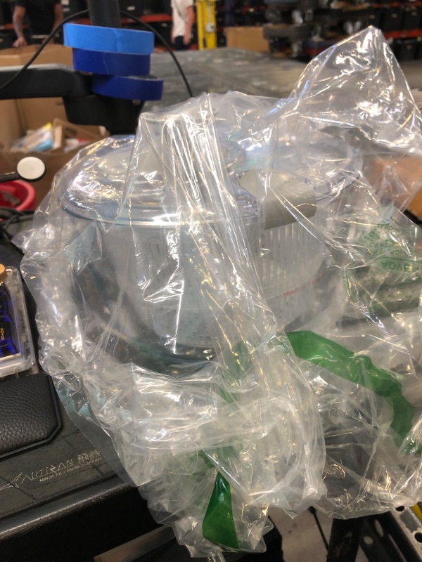 Photo 1 of OXO Good Grips Glass Salad Spinner, Large/6.22 Quart, Clear