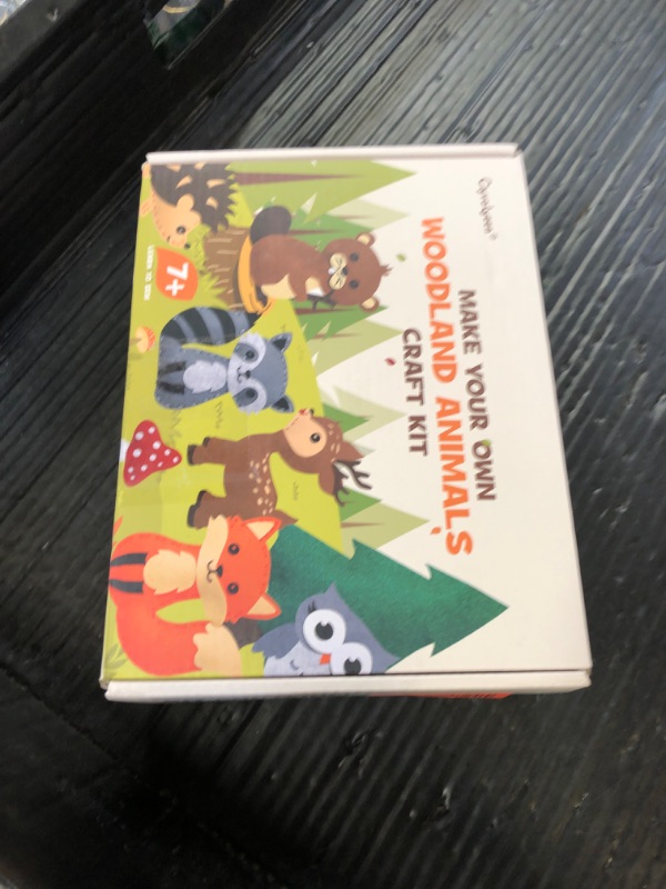 Photo 1 of CiyvoLyeen Woodland Animals Craft Kit Kids DIY Crafting and Sewing Set Woodland Animals Felt Plushie for Girls and Boys Educational Beginners Sewing Set Sewing Kits for Kids Age 8 9 10 11 12