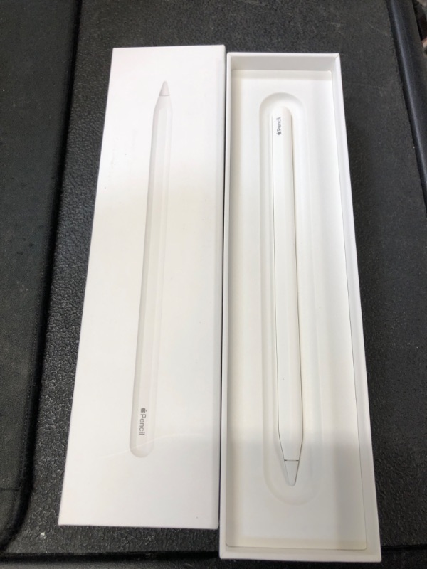 Photo 1 of Apple Pencil (2nd Generation): Device Compatibility Check Required - Pixel-Perfect Precision, Perfect for Note-Taking, Drawing, and Signing documents. Attaches, Charges, and Pairs magnetically.
