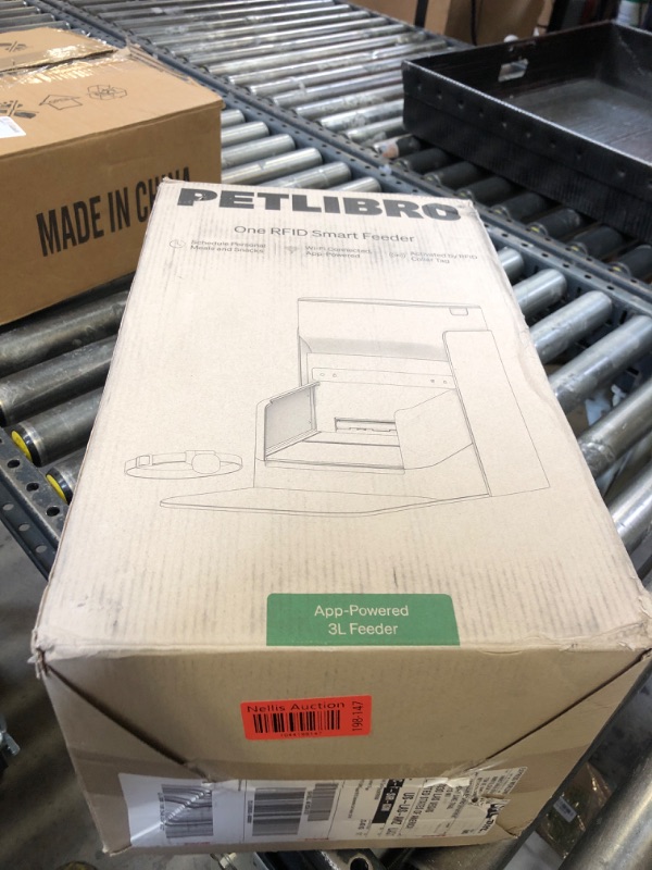 Photo 1 of PETLIBRO Upgraded RFID Automatic Cat Feeder, 5G Wi-Fi Automatic Pet Feeder, 3L Auto Cat Feeder App Control with Light Collar Tag, Tag Activated One Automatic Cat Food Dispenser 1-10 Meals Control