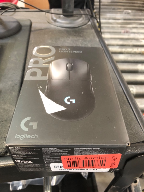 Photo 1 of Logitech G PRO 2 Lightspeed Wireless Gaming Mouse, Right- or Left-Handed Mouse with up to 4 Customizable and Switchable Magnetic Side Buttons, 44K DPI Sensor, USB-C Charging, for PC/Mac - Black