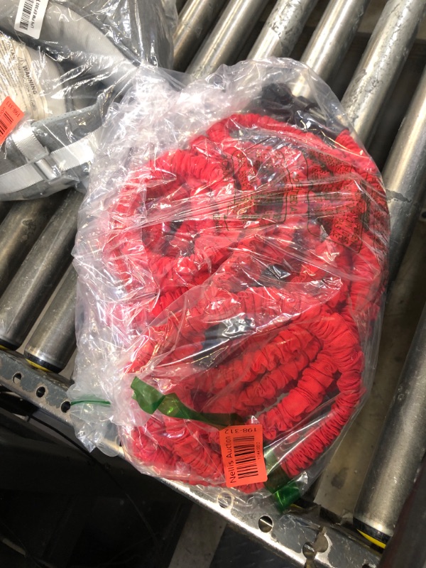 Photo 1 of 75FT Garden Hose, Water Hose, Outdoor Hose with 3/4" Fittings, Water Pipe, Garden Hose useful house gifts for Lawn Car Watering Plants Red