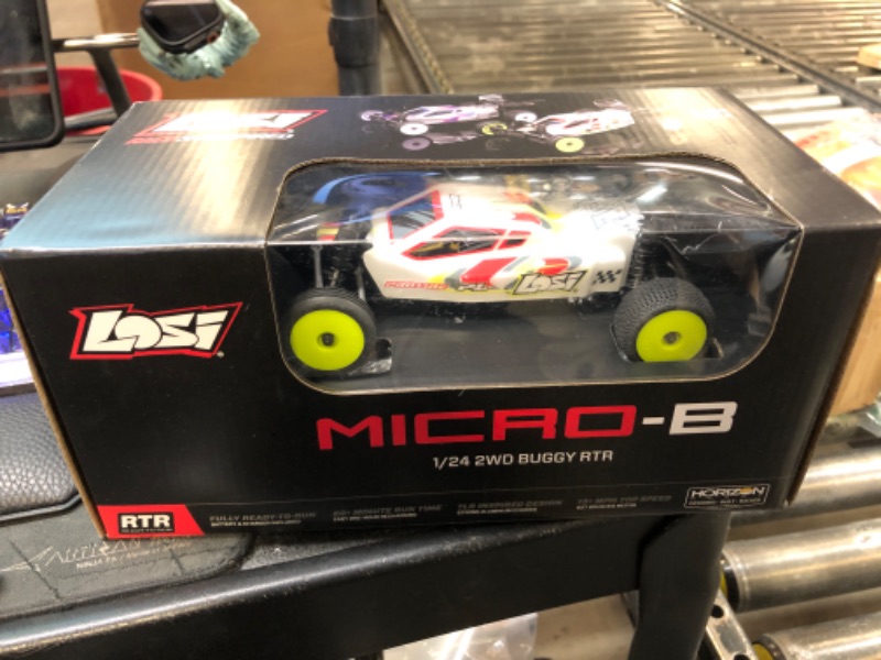 Photo 1 of Losi Micro-B 2 Wheel Drive Buggy White RTR LOS00007T1