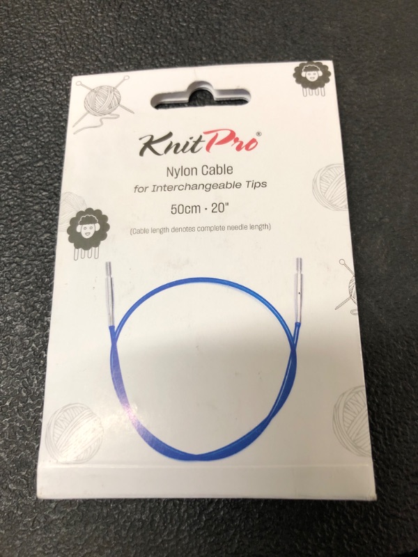 Photo 1 of KnitPro Nylon Cables with Connectors, 12 inch Cable Key & 2 End Caps