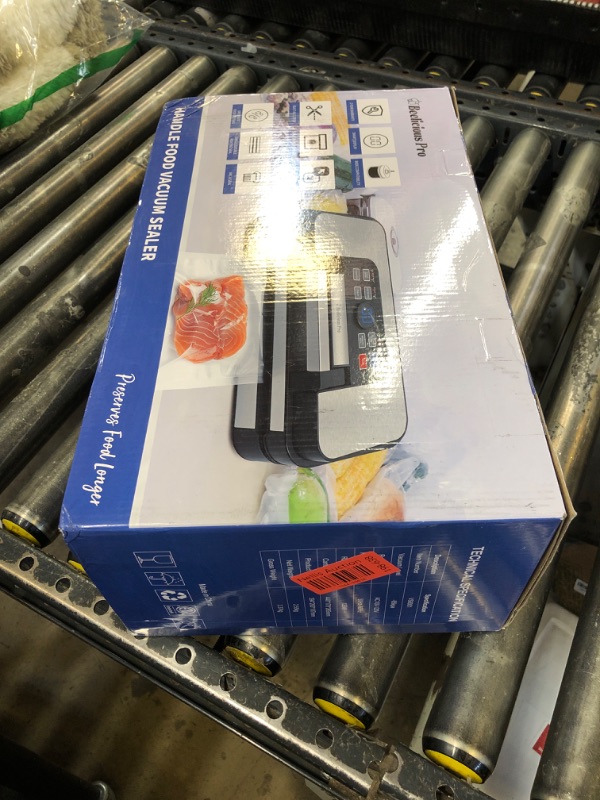 Photo 1 of 95Kpa Powerful Precision Pro Vacuum Sealer, with 10-in-1 Functions, Easy-Lock Handle, Double Heat Seal & Double Pump, Vacuum Sealer Machine for Food with Bags Storage, Built-in Cutter, Stainless Steel