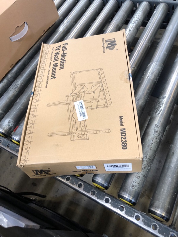Photo 1 of Mounting Dream TV Wall Mount for 32-65 Inch Television,Mount with Swivel and Tilt, Full Motion Bracket with Articulating Dual Arms, Fits 16inch Studs, Max VESA 400X400 mm, 99lbs, MD2380