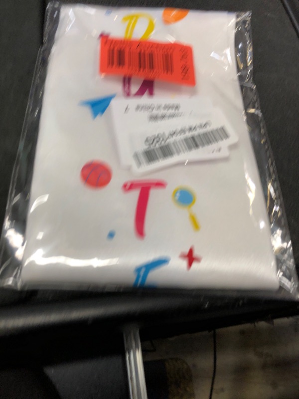 Photo 1 of Fumwase Unisex Kindergarten Preschool Graduation Stole Class with Colorful Word 2025 Printed Graduation Sash (White)
