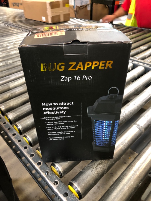 Photo 1 of GOOTOP Bug Zapper Outdoor, Mosquito Zapper, Electric Fly Zapper, Mosquito Killer, Fly Traps, 3 Prong Plug, Flying Insects Zapper Indoor Outdoor 90-130V, 4200V, ABS Plastic Outer (Black)