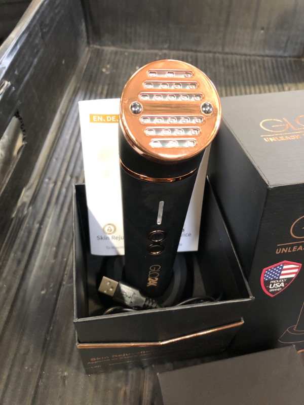 Photo 1 of GLO24K Beauty Device for The Face. Based on Triple Action L E D, Thermal, and Vibration Technologies.