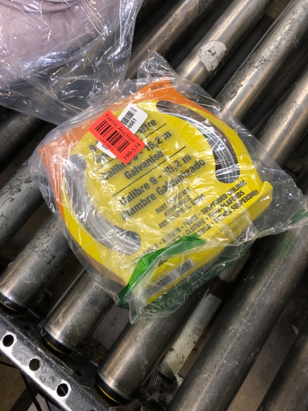 Photo 1 of OOK 534800 Galvanized Solid Wire #9-50', Silver