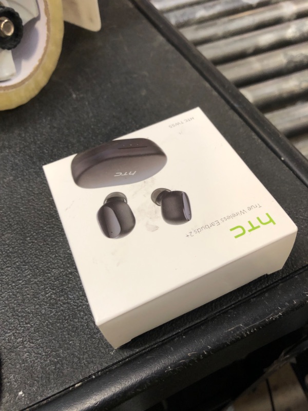 Photo 1 of HTC Bluetooth Wireless Earbuds 2 Plus Touch Control Bluetooth 5.3 with USB-C Charging Case IPX4 Splashproof in-Ear Stereo Earbuds Bulit-in Microphones-Pink