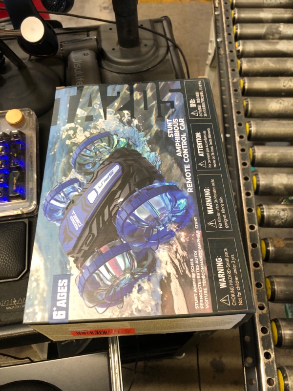 Photo 1 of BEZGAR Amphibious Remote Control Car - Toys for 4-12 Year Old Boys with Gesture Sensing, LED Lights, Rechargeable Battery, 4WD All Terrain Waterproof RC Cars, Birthday Gifts for Kids