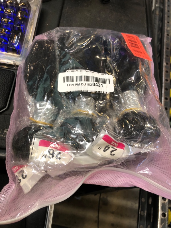 Photo 1 of Aoma Human Hair Bundles 24 26 28 Inch Kinky Straight Human Hair Bundles Yaki Straight Bundles Human Hair 100% Unprocessed Brazilian Virgin Human Hair 3 Bundles Human Hair Extensions Natural Color
