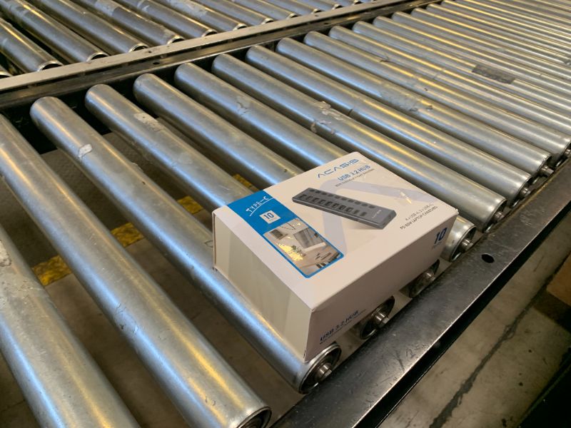 Photo 1 of ACASIS 10 Ports 60W USB C 3.2 Hub, 10Gpbs Data Transfer, 20V/3A Power Adapter, Individual On/Off Switches, Aluminum Housing, USB Splitter for PC, Computer, Laptop, Mobile HDD, Flash Drive