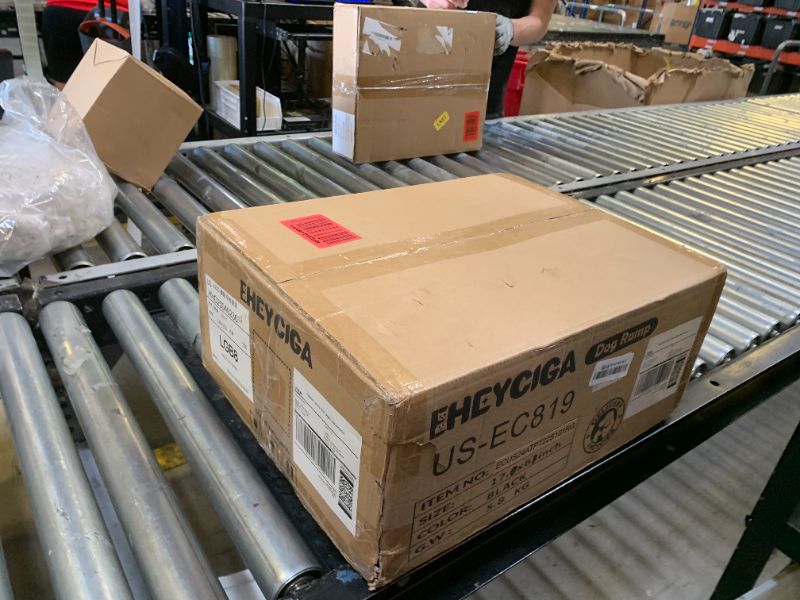 Photo 1 of EHEYCIGA Dog Ramp for Car, 61" L x 17" W Pet Ramps for Large Dogs Up to 150LBS Enter a Car, SUV & Truck, Outdoor Pet Steps with Anti-Slip Surface