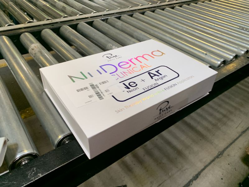 Photo 1 of NuDerma Clinical Skin Therapy Wand - Portable Skin Therapy Machine w 6 Fusion Neon + Argon Wands – Anti Aging - Clarifying - Skin Tightening & Radiance - Wrinkle Reducing