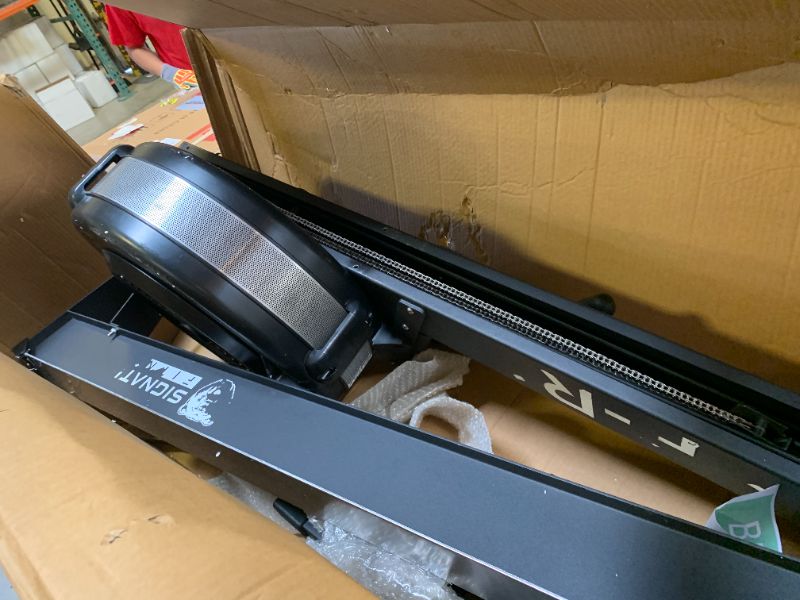 Photo 1 of Fitvids Rowing Machine for Home, Professional Indoor Rowers, Wind Resistance Rowers with LCD Display, Adjustable Air Resistance, Comfortable Seat Cushion, Easy Storage