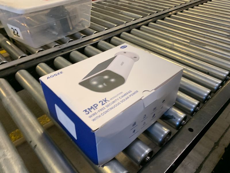 Photo 1 of AOQEE Cameras for Home Security-2K Wireless Security Camera Outdoor with AI Motion Detection & Siren, Non-Stop Solar Powered Charging, Color Night Vision, SD/Cloud Storage, Waterproof, S1 4P