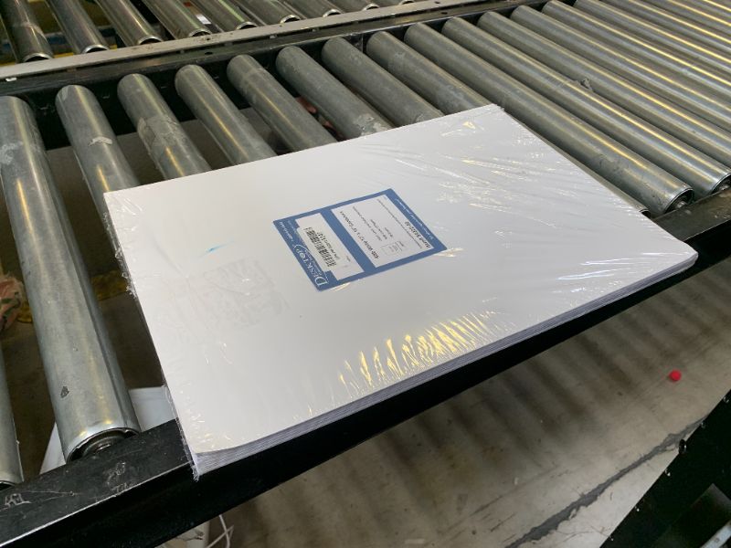 Photo 1 of 12" x 18" Cardstock Sheets for Inkjet or Laser Printers - Heavy 80lb Cover Matte Finish White - Great for Flyers, Menu's, Posters, Covers (50 Sheets)