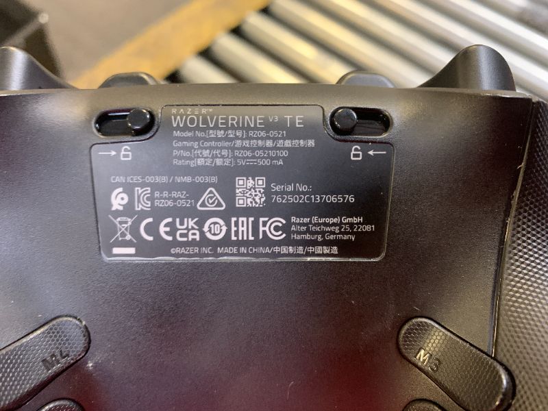 Photo 1 of Razer Wolverine V3 Tournament Edition Wired Gaming Controller: Licensed for Xbox Series X|S, Xbox One, Windows PC - 6 Remappable Buttons - Fast Triggers - USB-C Cable - Wired Tournament Mode - Black