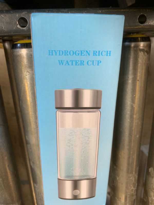 Photo 1 of Hydrogen Water Bottle Generator, Portable Hydrogen Water Ionizer Machine Rechargeable,Hydrogen Rich Water Glass Health Cup for Travel 420ml Gift for Friends/Women/Men/Mom/Father/Grandpa/Grandma