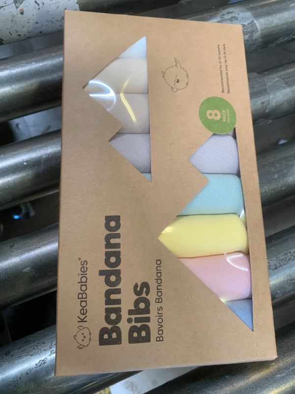 Photo 1 of 8-Pack Organic Baby Bandana Bibs for Girls - Super Absorbent Triangle Baby Bibs for Drooling and Teething Infant, 100% Cotton Extra Soft for Newborn, Infant 0-36 Months (Dawn)