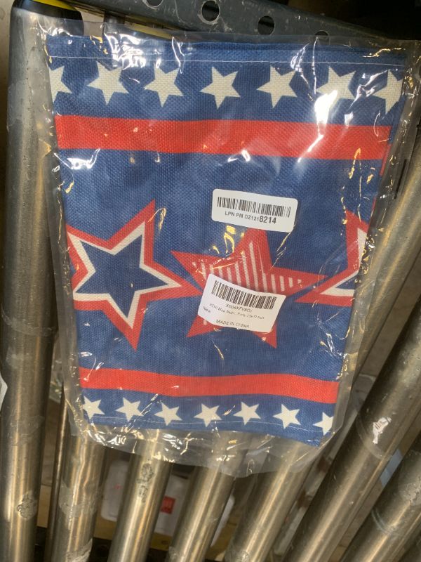 Photo 1 of XCHI Blue Patriotic Red White Stars America 4th of July Memorial Day Independence Day Table Runner Decoration for Home Kitchen Holiday Party 13x72 Inch