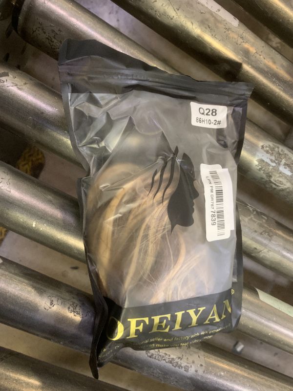 Photo 1 of SOFEIYAN Curly Ponytail Extension 15 Inch Heat Resistant Synthetic Natural Wavy Hairpiece Wrap Around Pony Tail Hair Extensions for White Black Women Hair Piece, Brown Mixed Blonde