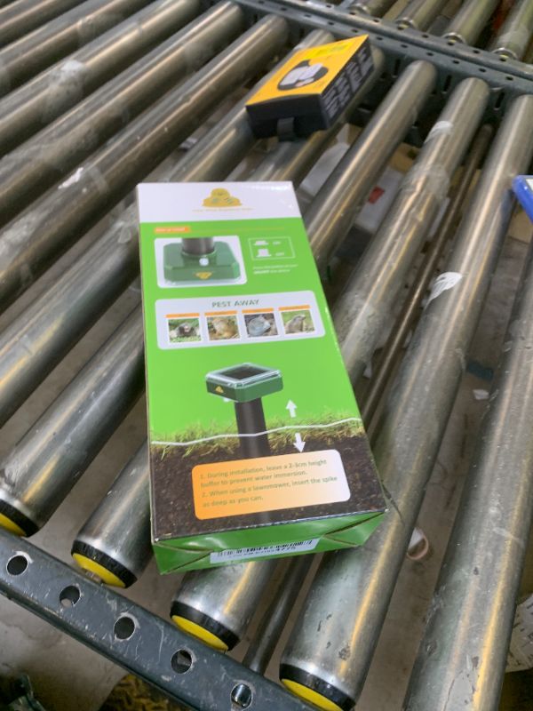 Photo 1 of 4 Pack Mole Repellent for Lawns Solar Powered Groundhog Spikes, Ultrasonic Mole Stakes for Yard, Waterproof Gopher Repellent to Get Rid of Gopher, Vole and Snake for Farm