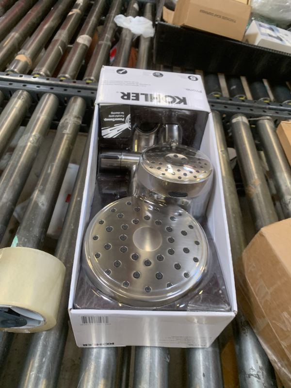 Photo 1 of Kohler Prone 3-in-1 Multifunction Shower Head with PowerSweep Combo Shower Kit, PowerSweep Spray, Magnetic Handshower Dock (Brushed Nickel)