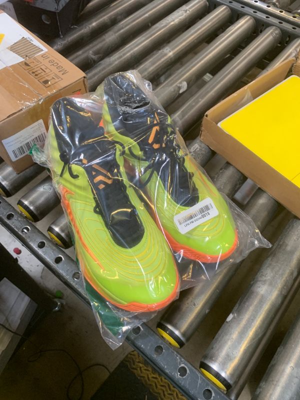 Photo 1 of Giannis Immortality 4 Basketball Shoes (FQ3680-301, Cyber/Sundial/Lightning/Bright Mandarin) Size 11.5