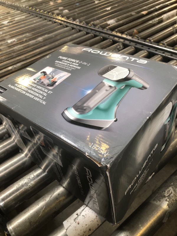 Photo 1 of Rowenta Handheld Steamer for Clothes, Pure Force 2in1 Steamer & Iron, 1875W, Vertical/Horizonal Steaming & Ironing, Lightweight, Auto-off, XL power, 1875 Watts, DR8822