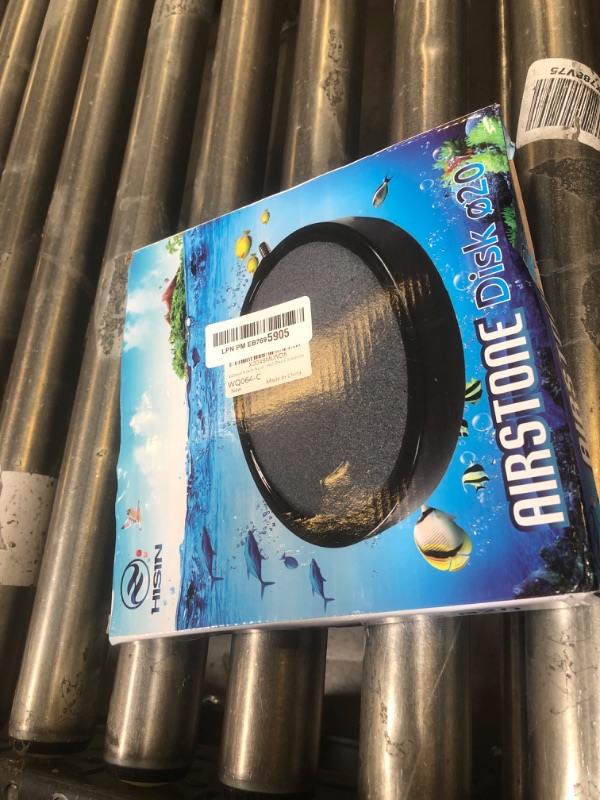 Photo 1 of kathson 8 Inch Aquarium Air Stone Hydroponics Fish Tank Air Stone Disc Aerator Bubble Diffuser with Suction Cups Air Pump Round Dissolved Oxygen Airstone Decoration for Pond Dwc Circulation