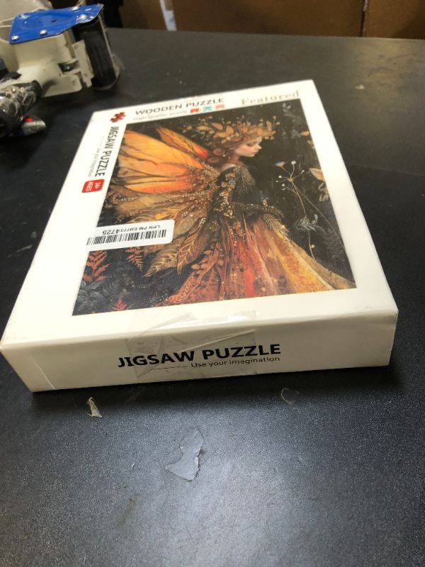 Photo 1 of Tucocoo 1000 Piece Jigsaw Puzzles for Adults Autumn Leaves Princess Jigsaw Puzzle Retro Abstract Butterfly Girls 1000 Pieces Puzzles for Challenging Family Activity Game DIY Puzzle Wall Decor Gifts