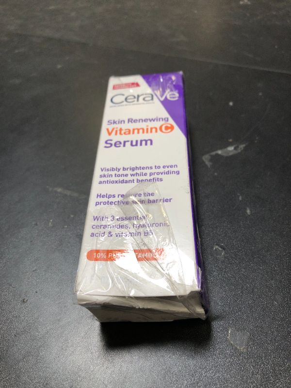 Photo 1 of CeraVe Vitamin C Serum with Hyaluronic Acid, Skin Brightening Serum for Face with 10% Pure Vitamin C, Fragrance Free, 1 Fl. Oz