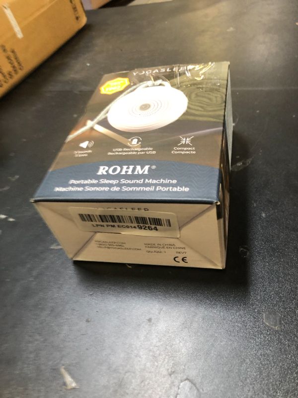 Photo 1 of Yogasleep Rohm Portable White Noise Sound Machine, 3 Soothing Natural Sounds with Volume Control, Sleep Therapy For Adults, Kids & Baby, Noise Cancelling for Office Privacy & Meditation, Registry Gift
