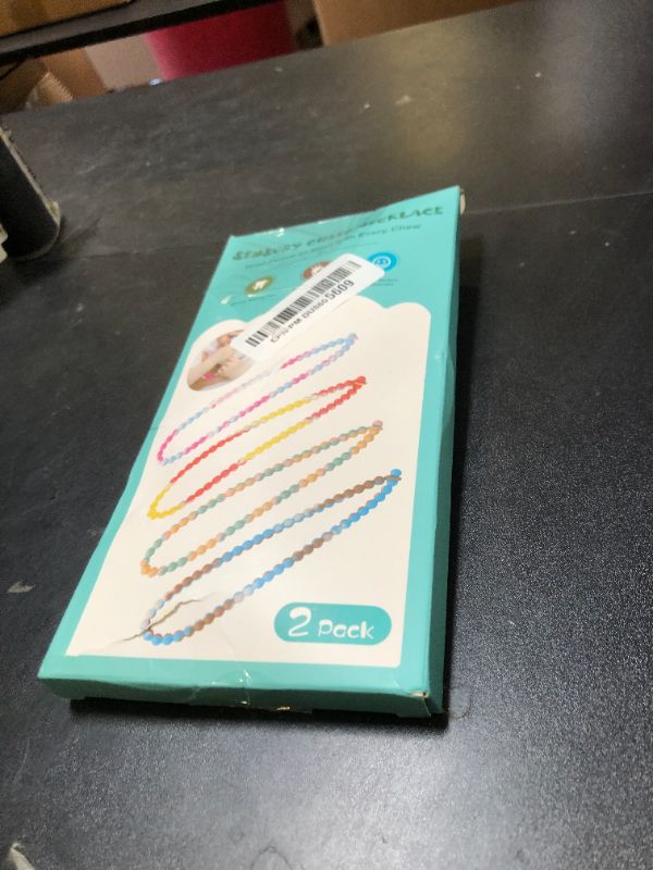 Photo 1 of Teething Necklace for Baby - Integrated Safety Design for Toddler, Sensory Chew Necklace for Kids, Boys, Girls with Autism, ADHD, Fidget - Nursing Breastfeeding Necklace for Mom