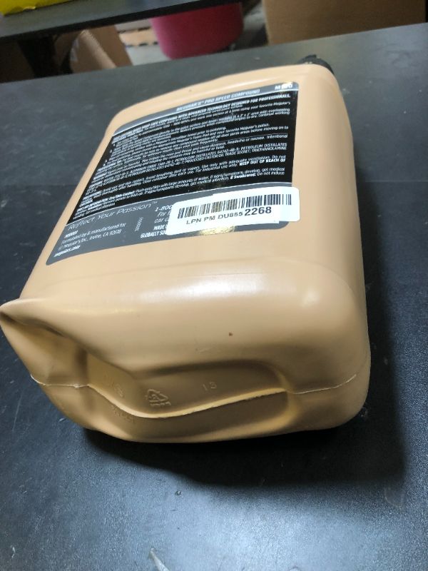 Photo 1 of Meguiar's M10001 Mirror Glaze Pro Speed Compound, A Glaze Designed for The Exterior of Your Car, Removes Deep Scratches, Holograms, and Severe Swirls Using Advanced Technology, 1 Gallon Container PACKAGING MAY VARY
