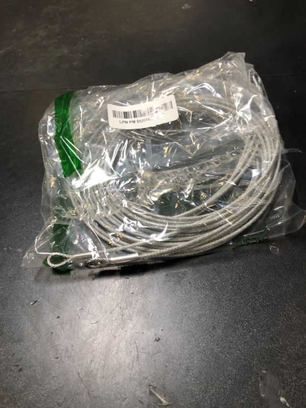 Photo 1 of ColourTree 36 Feet (12ft x 3) Wire Cable Ropes Hardware Kits for Triangle Sun Shade Sail Canopy, PVC Coated Stainless Steel Metal, Commercial Standard Heavy Duty